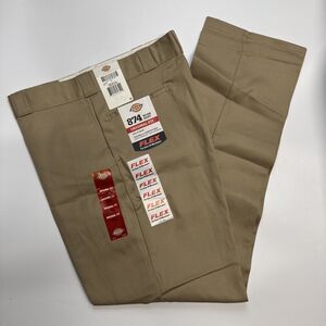 36x34 Dickies 874 Original Fit Work Pants Khaki Tan Men Durable Flex